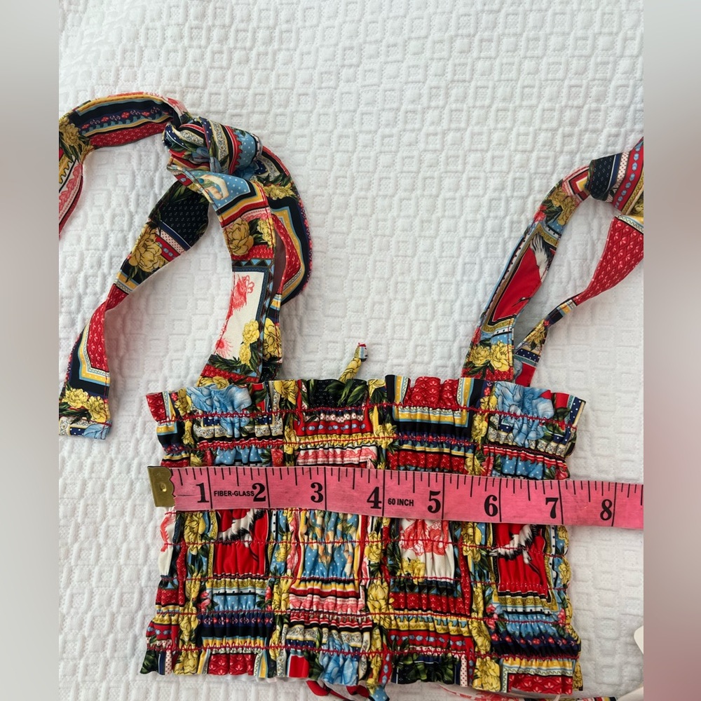 Agua Bendita Ava Voila Swim Top For Kids Size 2 - Picture 6 of 12